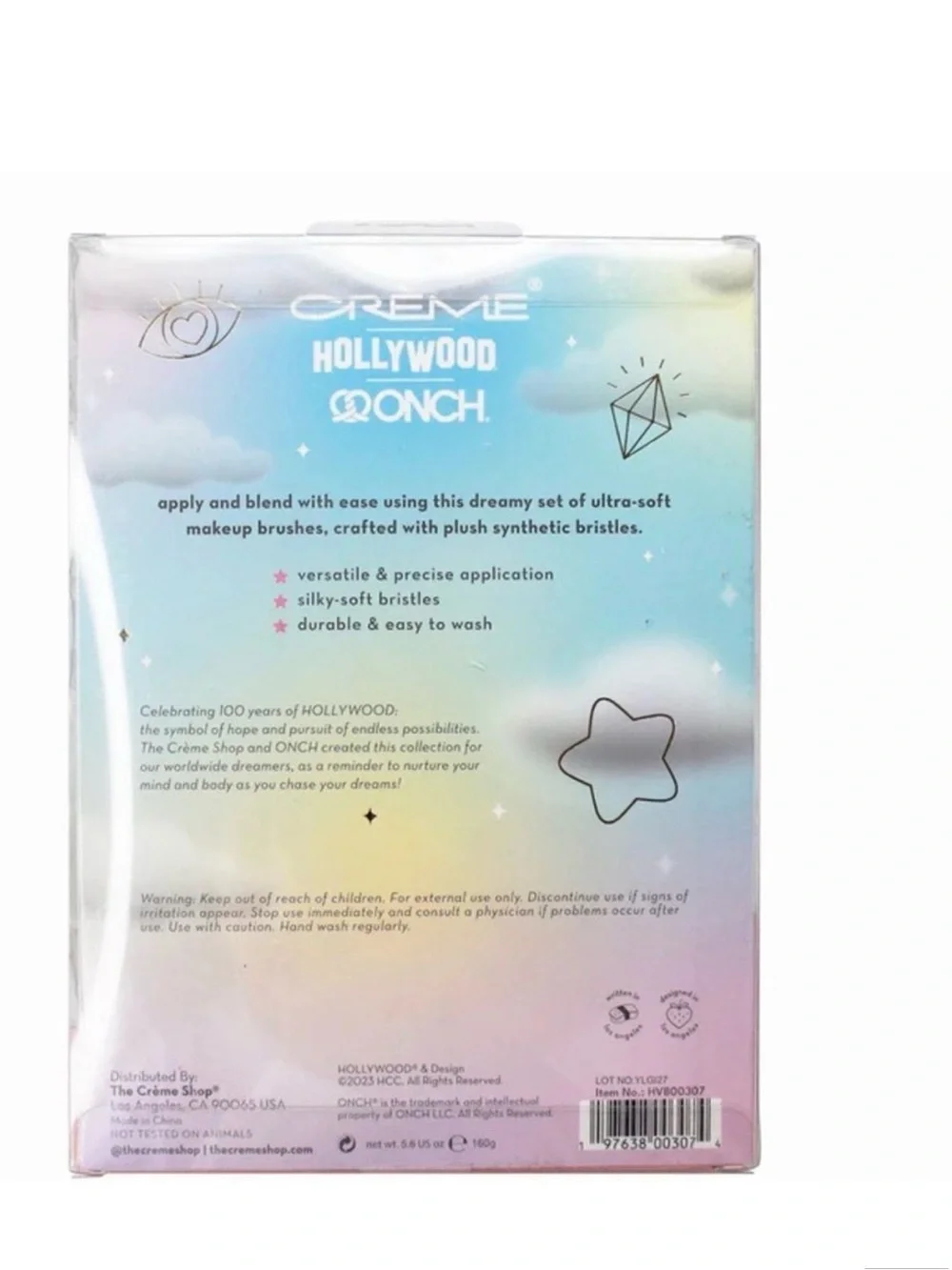 The Creme Shop Hollywood Limited Edition Makeup Brush Set